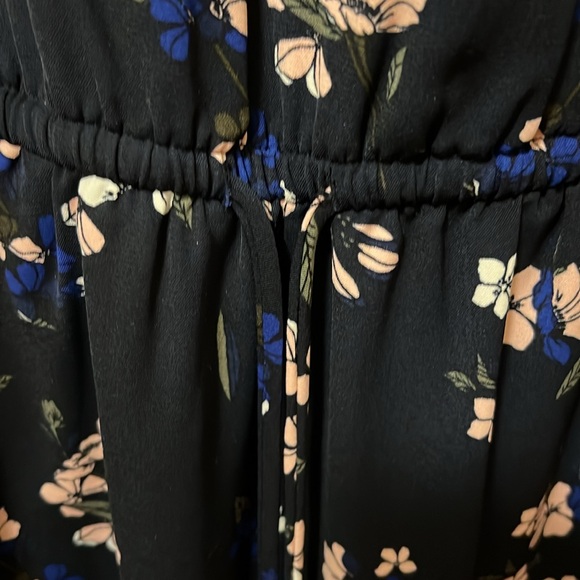 41 Hawthorn sleeveless dress, navy with floral print, POCKETS!, size 1X - Picture 5 of 7